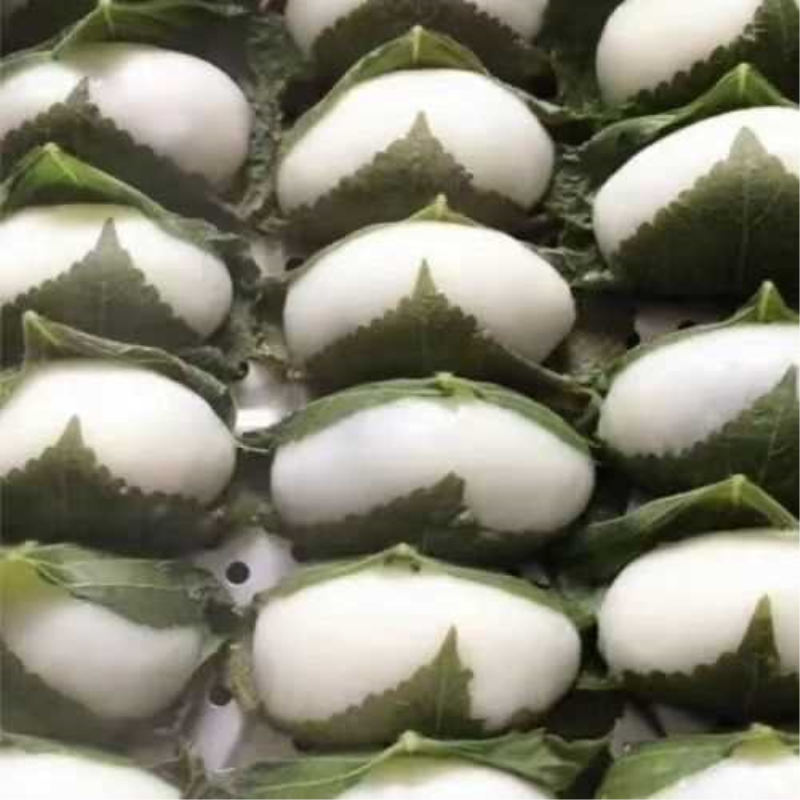 东北小吃苏耗子粘豆包苏子叶粘豆包红小豆馅苏子叶豆包小吃包邮