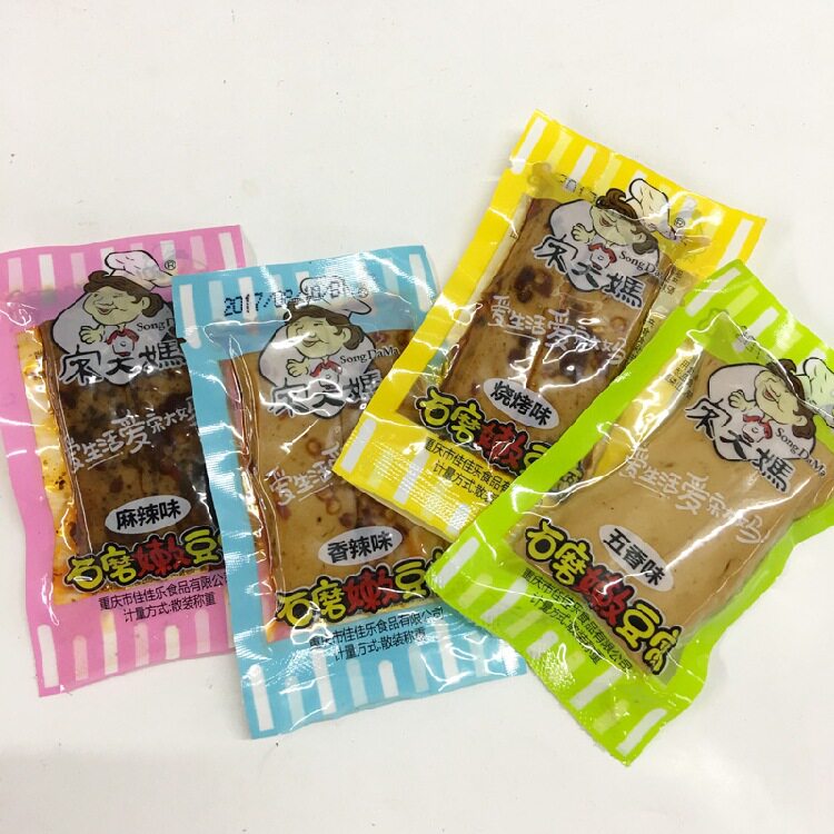 散称宋大妈石磨嫩豆腐5斤整包麻辣香辣烧烤五香味小零食豆干