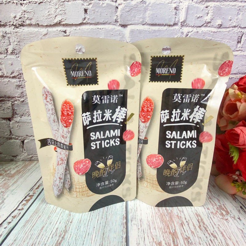 莫雷诺迷你萨拉米棒西班牙风味香肠肉肠开袋即食休闲解馋零食50g - 实物图