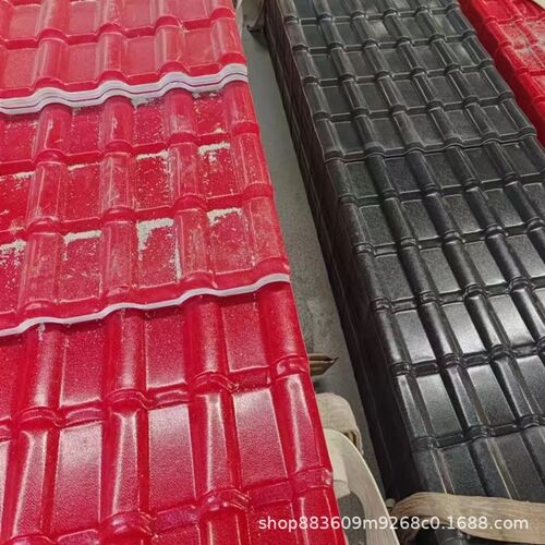 仿古瓦中式屋顶仿古建筑加厚耐高温厂家新型合成树脂仿古瓦