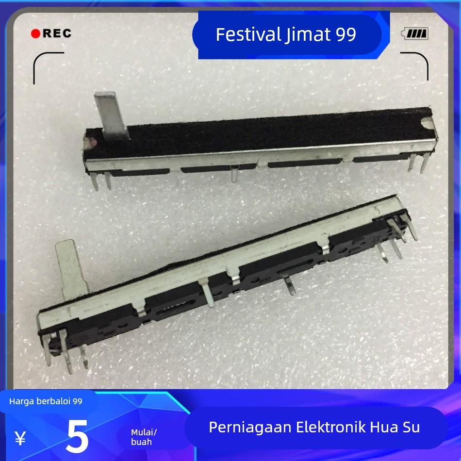 新款声艺EPM调音台7.5公分推子直滑式音量电位器A10KX2双声道10脚