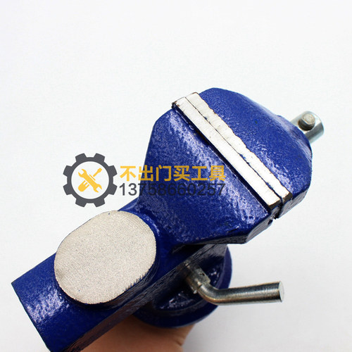 台钳小型多功能家用万向迷你小台虎桌钳工作台桌平口360度台虎钳