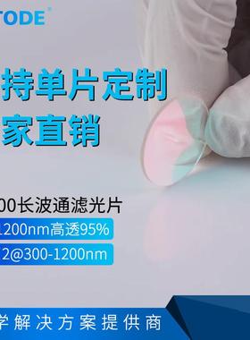 LP900 长波通 900nm-1100nm，镀膜滤光片 20*20*1.1mm 多种尺寸