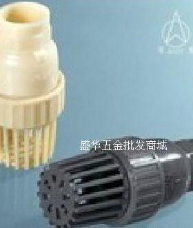 奔达牌灰色PVC底阀 塑料单由令 过滤阀/单向阀/底部止回阀1.2寸
