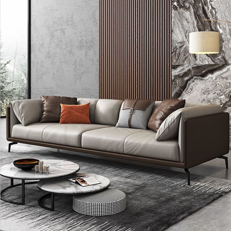 客厅沙发轻奢北欧卧室组合休闲茶几办公室单人简约海绵现代西皮