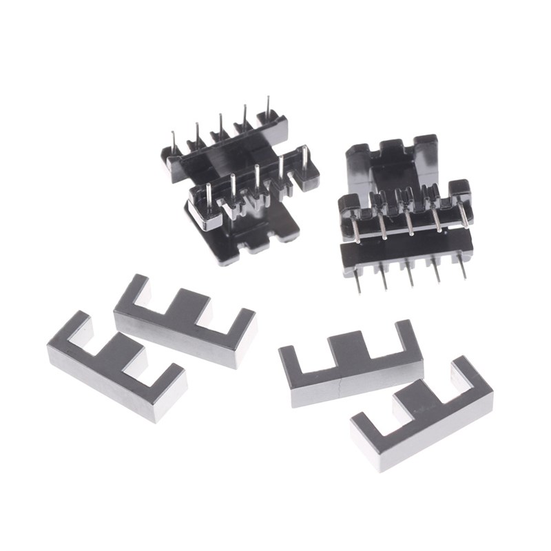 5 Sets EE25 5+5pin Transformer Bobbin PC40 Ferrite Core Vert