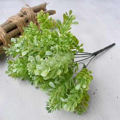 极速2pcs Artificial Plants Green Grass Plastic Flower