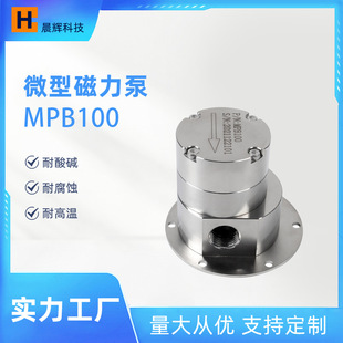 MPB100齿轮泵大流量10升316L不锈钢 高精度稳定输送 磁力驱动