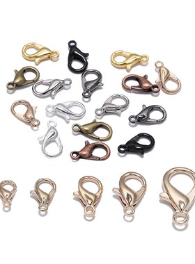 50pcs/lot  Jewelry Findings Alloy  Lobster Clasp Hooks For J