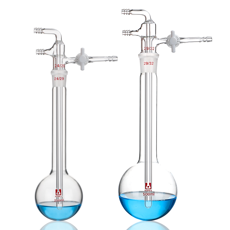 玻璃微量升华器装置聚四氟乙烯活塞减压升华器装置带积液池