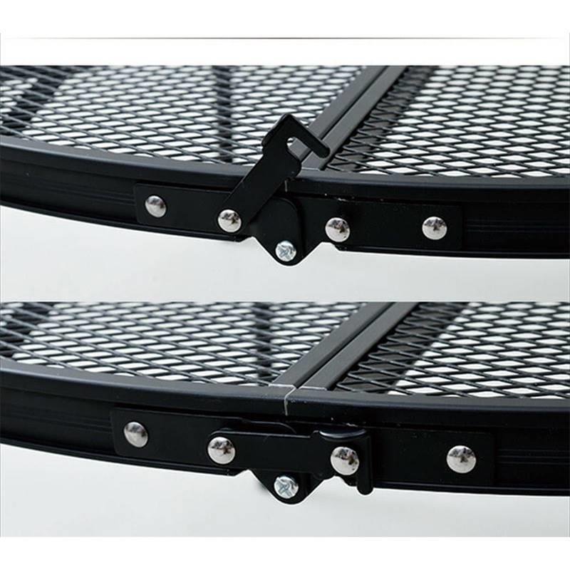 户折叠JH01外桌圆形桌铁网聚桌露营野餐营地桌0人大1桌子户外火锅