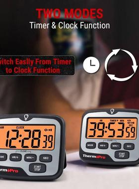 ThermoPro TM01 Digital Cooking Kitchen Timer With Large Back