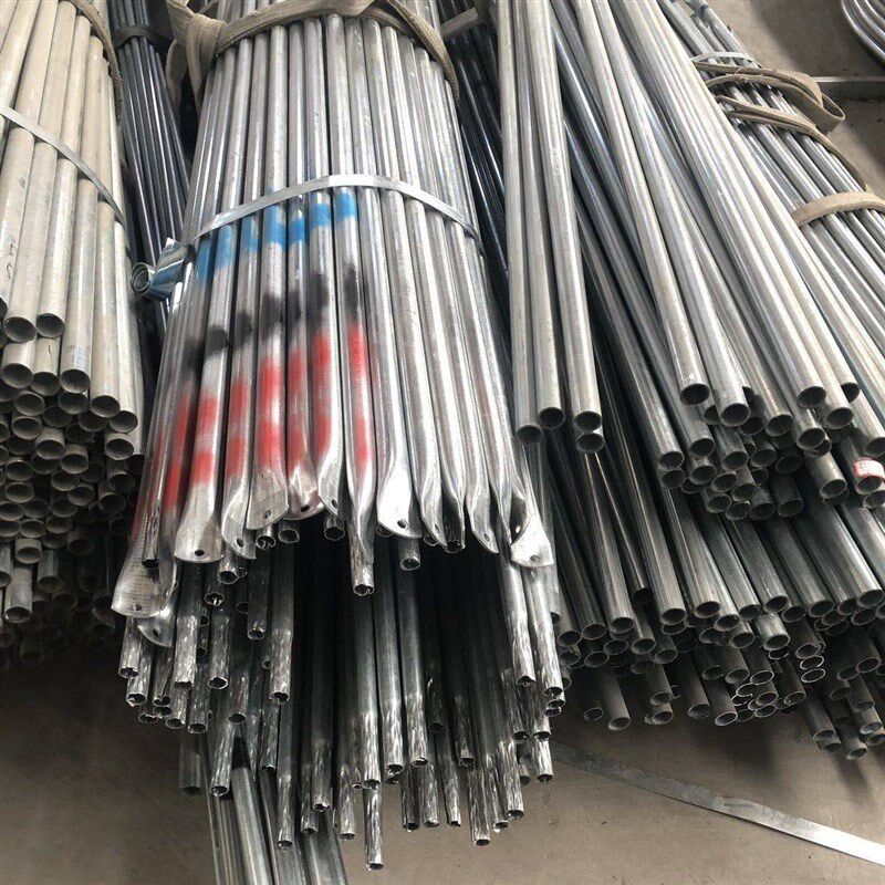 。3/5/6/8米3j镀锌钢管温室大棚骨架支架防锈5膜杆拱杆立柱2卷/热