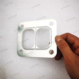 迪尔6J1654拖拉机4045 6068发动机增压器垫R123572排气支管垫原厂