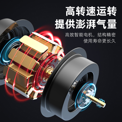 西骑者电动打气筒电动车汽车自行车打气机车载可携式自动轮胎打气