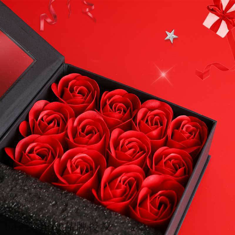 Rose Jewelry Gift Box Pendant Necklace immortal flower jewe