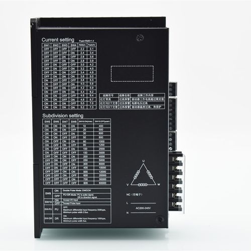 钻床步进电机套装电压220身驱动器流128612高压5M相 机mnM交长V三