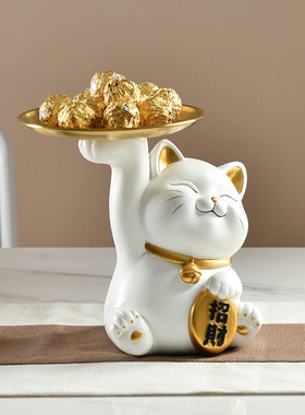 鞋柜上摆的装饰品店面前台摆件m玄关上寓意好入户进门口放钥匙收