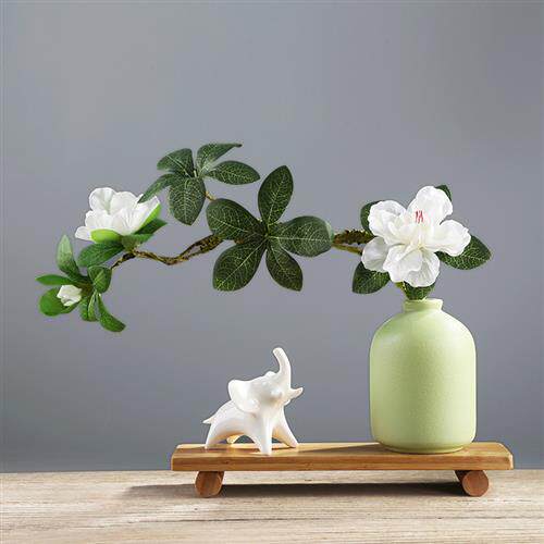 极速2023新款抽象小动物陶瓷摆饰玄关电视柜摆设办公桌面插花花瓶