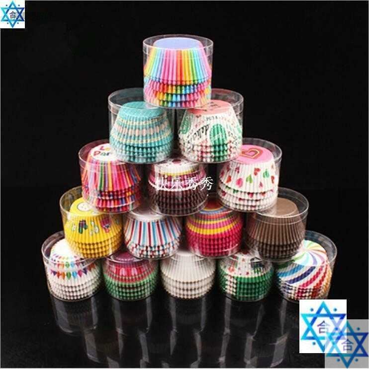 100PCS Muffins Paper Cupcake Wrappers Baking Cups Cases Muff