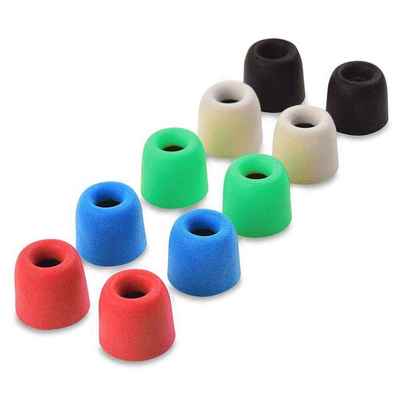 T400 5 Pairs Earphone Tips 49mm Memory Foam Tips Ear Pads