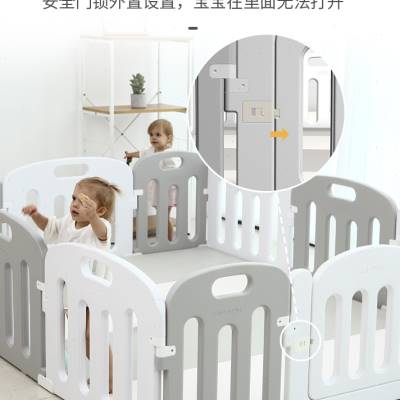 新品库林亚儿童游戏围栏宝宝学步爬行垫安全栅栏婴儿室内防护栏家
