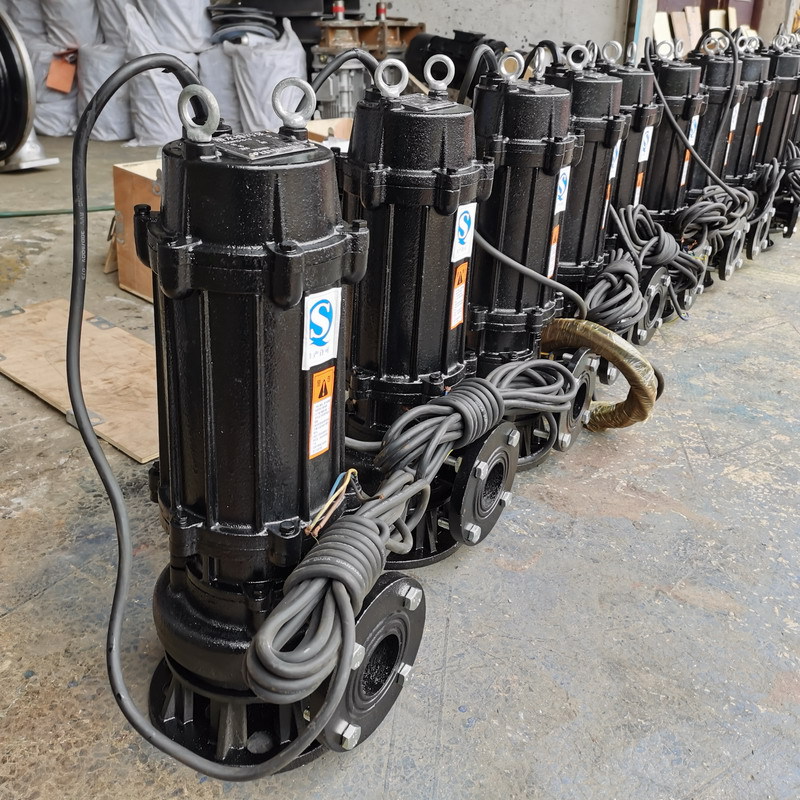 污水提升泵 无堵塞潜水泵  WQ潜污泵 220V/380V 浮球 潜水排污泵