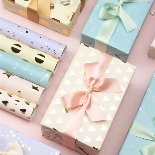 极速Birthday gift wrapping paper large size gift box Packing
