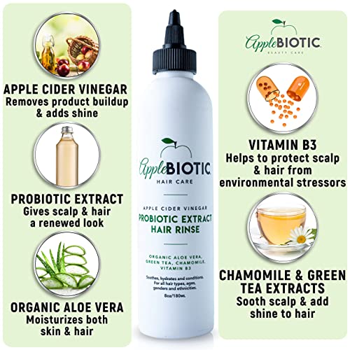 Apple Cider Vinegar Hair Rinse - Scalp Cleanser & Scalp Buil