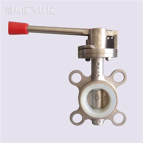 中线蝶阀D71X-10P矽胶停止阀304软密封蝶阀手动不锈钢对夹蝶阀