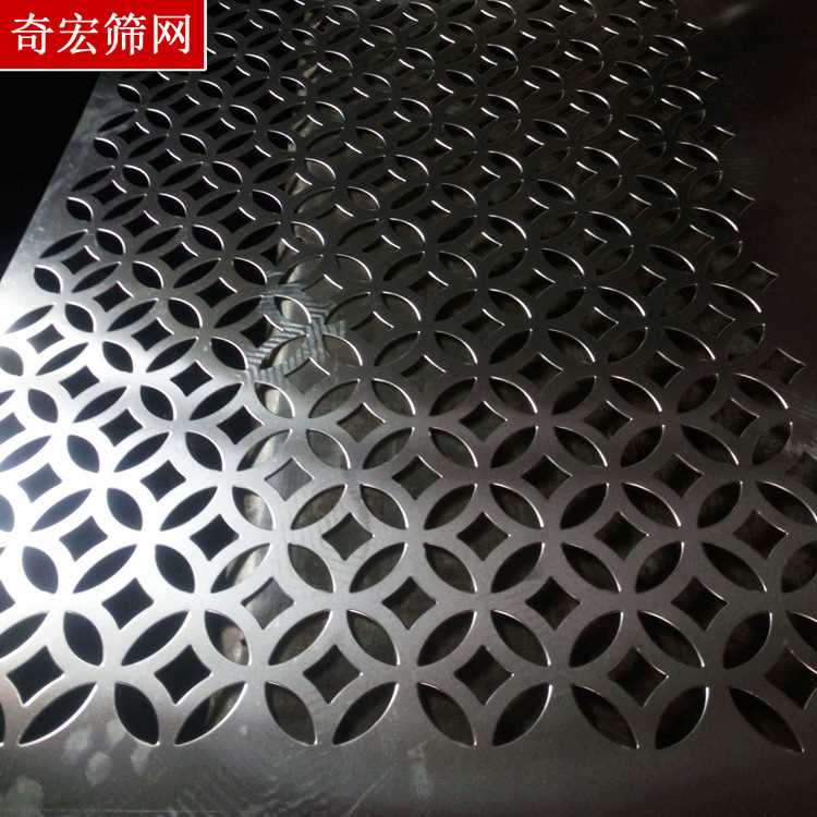 304不锈钢冲孔网 百叶孔金属网冲孔护栏隔音降噪镀锌板冲孔板