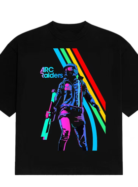 ARC RAIDERS T-SHIRT穹顶突击队游戏美式休闲短袖T恤男2026夏新款