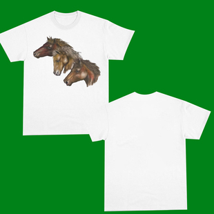 HORSE VINTAGE 90S T-SHIRT复古90年代马T恤短袖男宽松2025新款潮