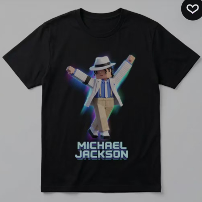 Comic Michael Jackson shirt king of pop music迈克尔杰克逊潮