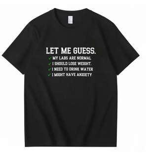 FUNNY SHIRT美式 LET T恤男女2026新款 GUESS 字母休闲短袖 夏