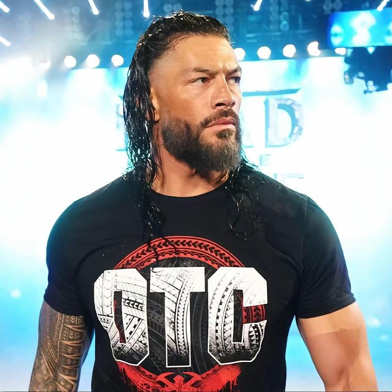 20款式可选WWE新款部落酋长Roman Reigns OTC罗曼雷恩斯短袖T恤男