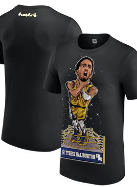 PACERS美式篮球HALIBURTON哈利伯顿 T SHIRT 2025夏潮短袖T恤男女