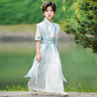 速发汉服男生武侠古秋古风新款 锦衣卫2024小少爷中秋幼儿 少儿春装