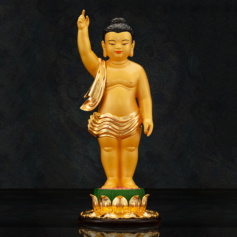 速发浴佛节浴佛太子浴九龙吐奉像佛用品喷水释迦牟尼佛供水摆件