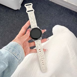 适用COROS高驰PACE3表带玫瑰花纹pace2表链APEX2Pro硅胶APEX2腕带