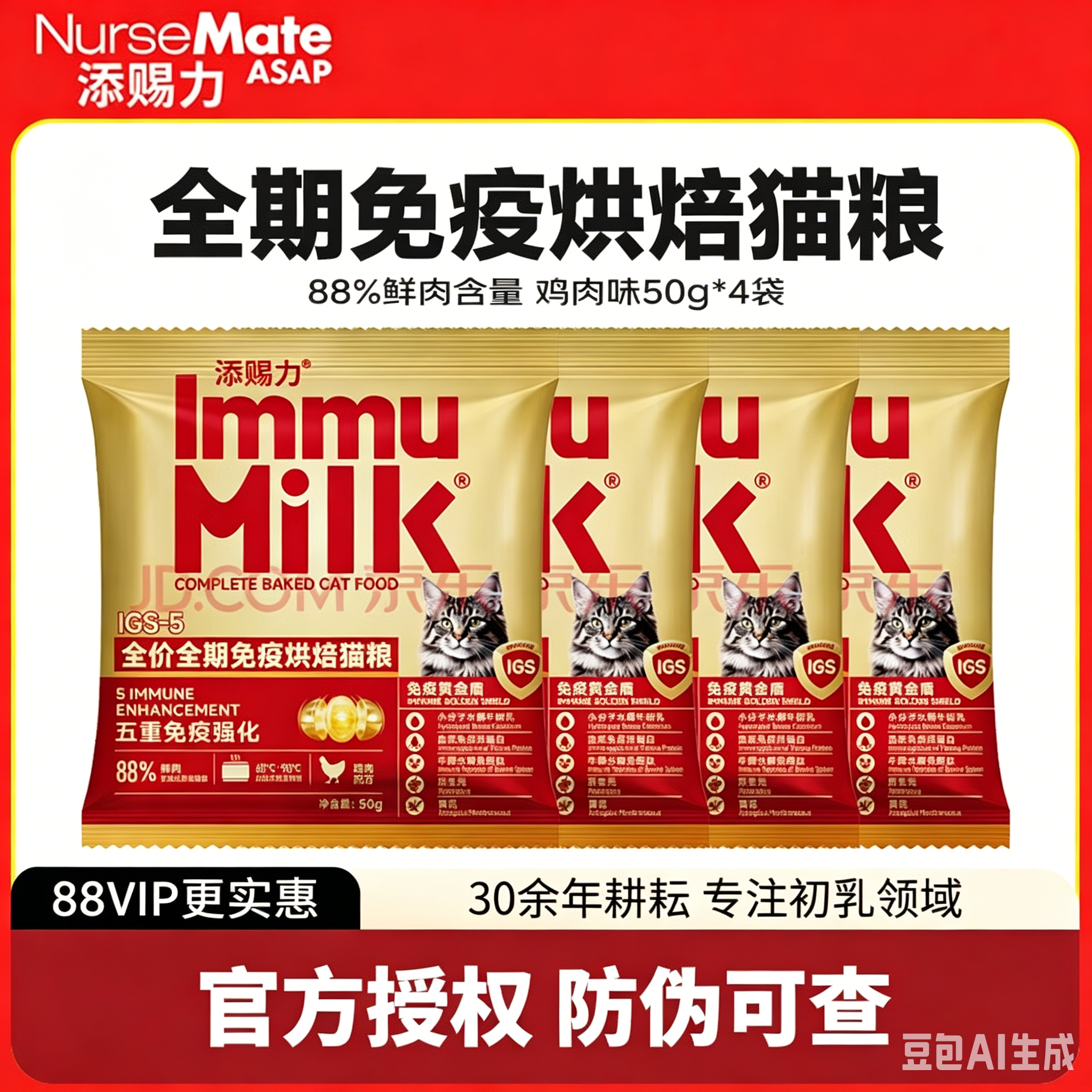免疫配方烘焙粮全年龄段正品试吃