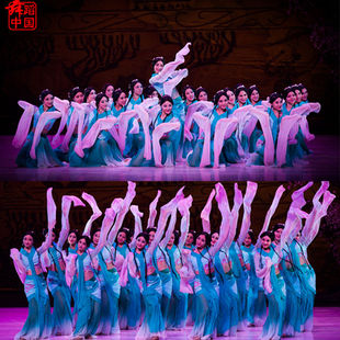 表演服服装 速发成薇采人古典舞演出服飘蹈水袖 舞逸襦裙古装