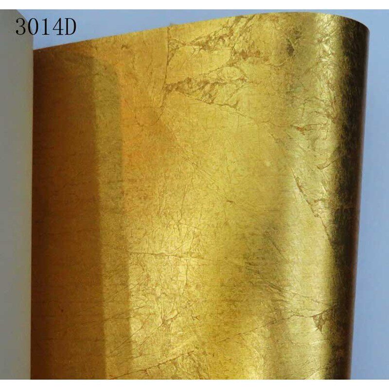 速发金箔纸壁纸银箔墙纸天花吊顶装修仿古银做旧背景复古香槟银色