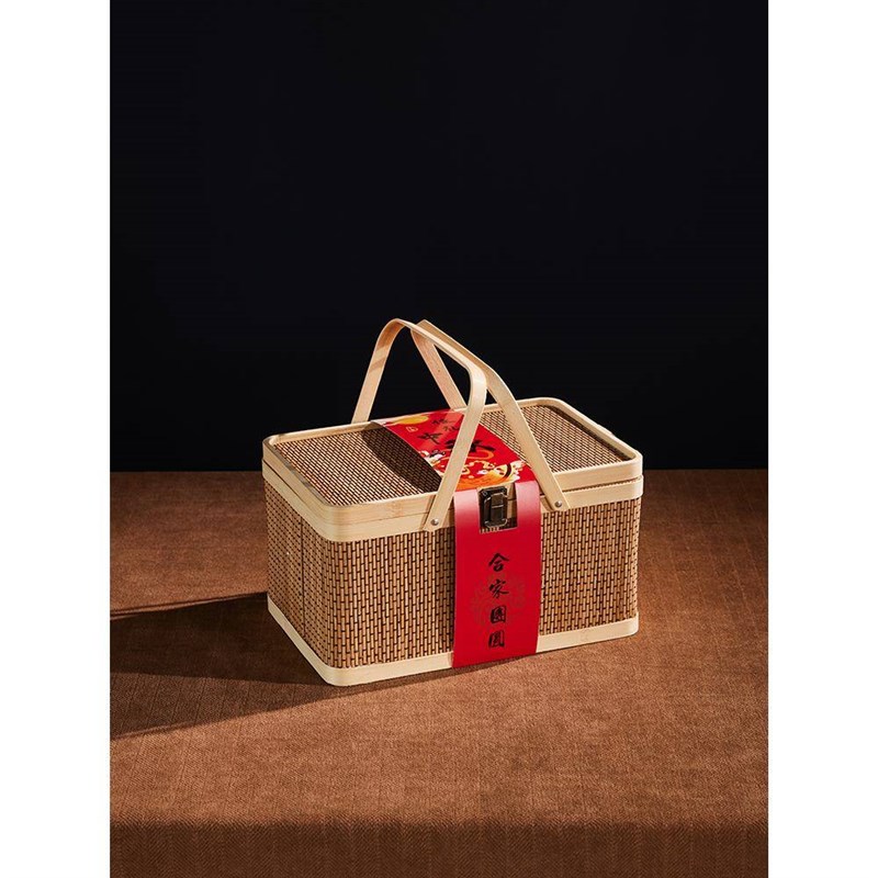 速发螃蟹包装盒外包装篮子之家泡沫器月饼无运礼盒纸纺布空盒手拎