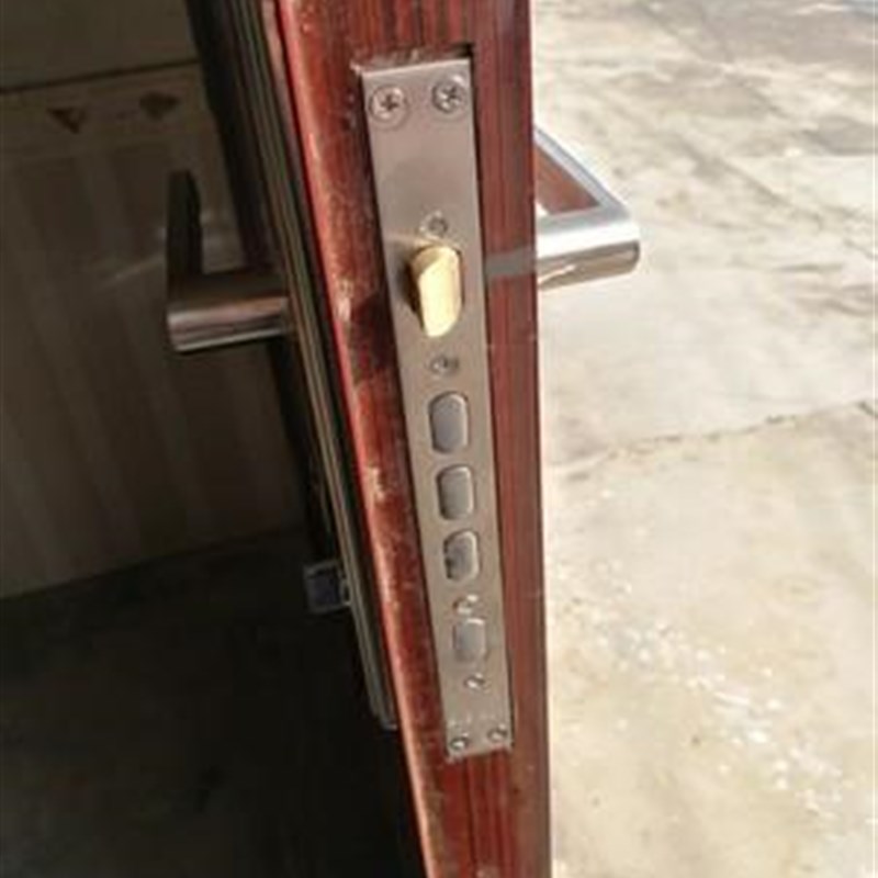速发套装大门门锁防安锁铁门家盗锁锁子防撬把手锁不锈钢锁用全