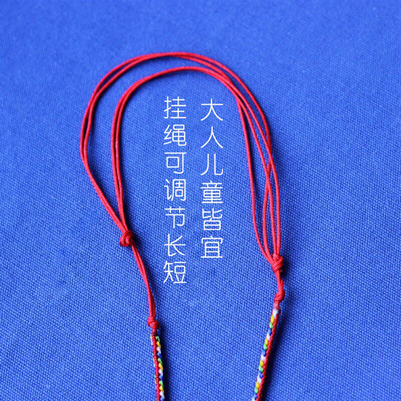 速发艾绒香包香囊刺绣随身虫件五彩绳驱蚊防挂可