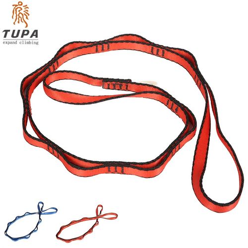 速发反重力空中瑜伽吊牀菊花菊户外登山攀岩速降扁带带绳菊绳