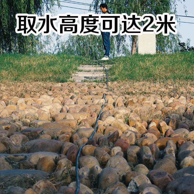 速发小型抽水机农用浇溉家用田园x灌地水电自吸抽充泵浇菜神器浇