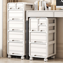 速发抽屉式 办公室A4文件储物柜桌下多层可移动免安用置 柜纳收家装