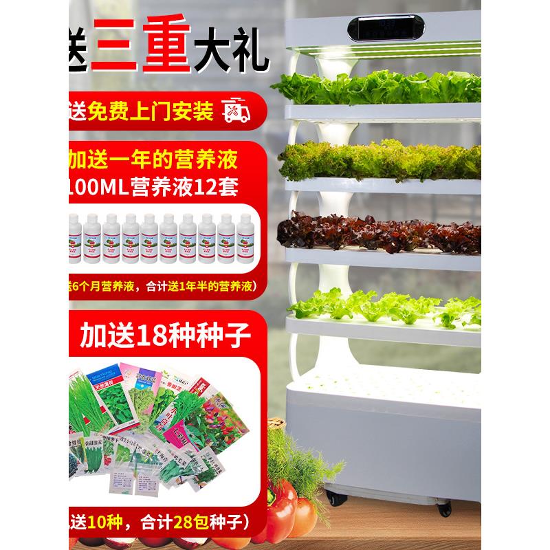 蔬菜种植机家庭水培立体全自动种菜设备无土栽培花盆